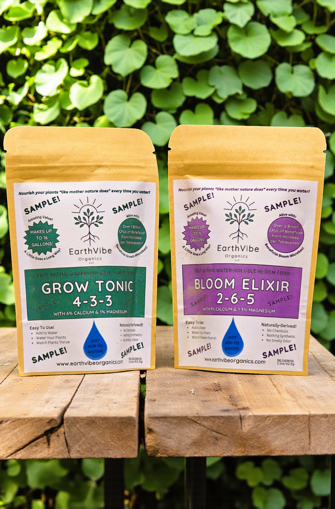 free plant fertilizer samples FREE SAMPLE! - EarthVibe Organics Grow Tonic or Bloom Elixir
