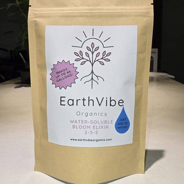 COMING SOON! Water-Soluble Bloom Elixir Organic Water-In Fertilizer 1-5-5 + Ca, Mg & Su
